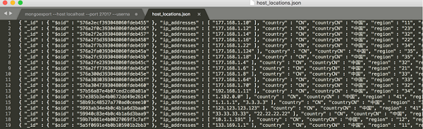 MongoDB,mongoexport,mongoimport,命令,JSON