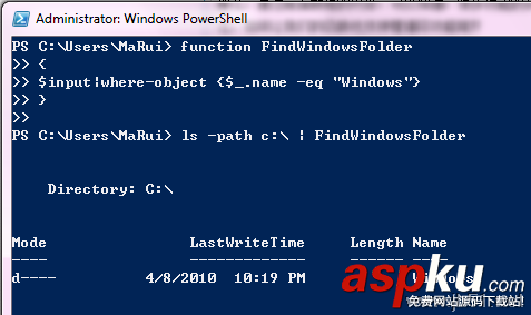 PowerShell,函数