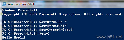 PowerShell,变量