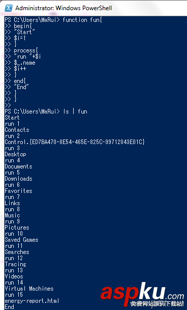 PowerShell,函数