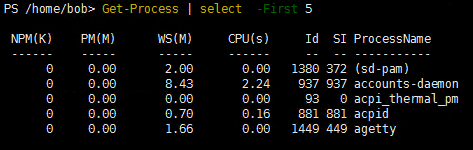 Ubuntu,PowerShell