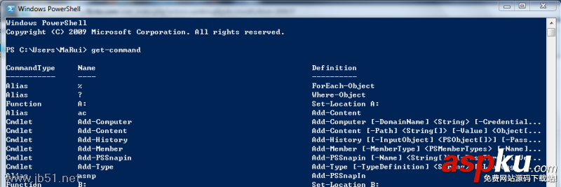 PowerShell,基本操作