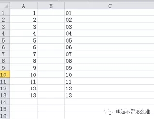 excel表格如何在中数字前面加上0