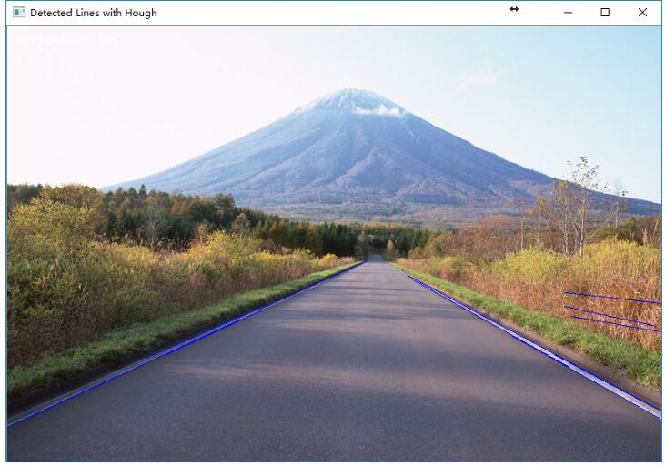 OpenCV,霍夫变换,直线检测