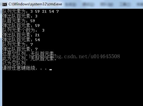 C++,链表模板,简易队列