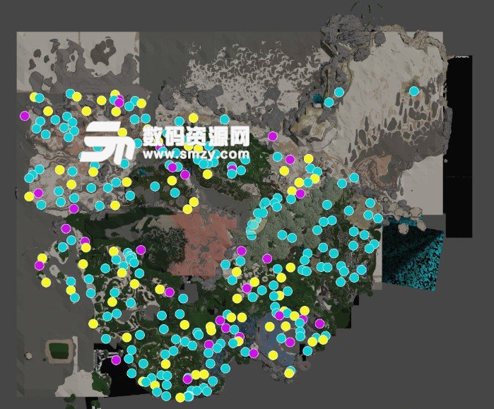 幸福工厂金属分布地图