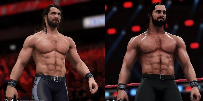 WWE2K18和WWE2K17画面哪个好