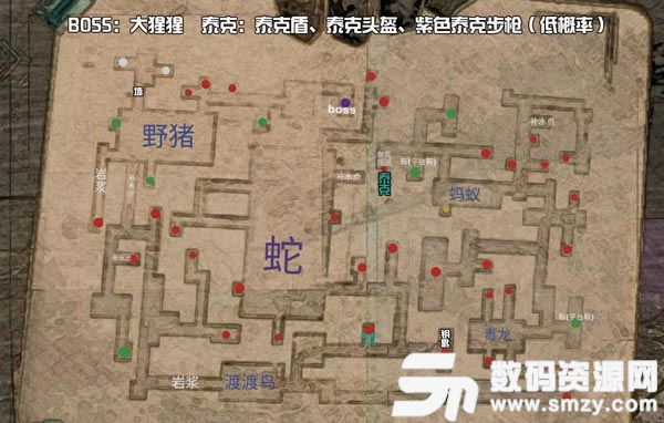 方舟生存进化地牢地图