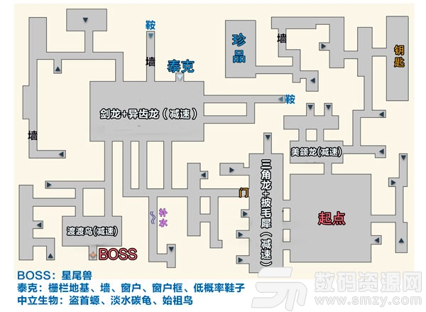 方舟生存进化地牢地图