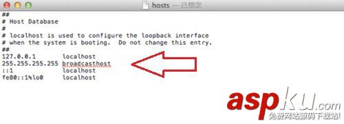 Mac系统,hosts文件,hosts