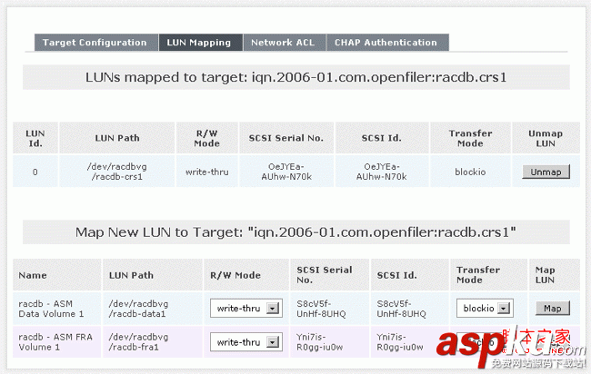 openfiler,iSCSI