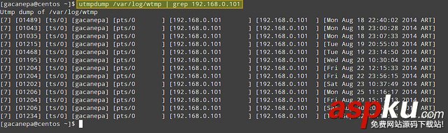 CentOS,登录记录