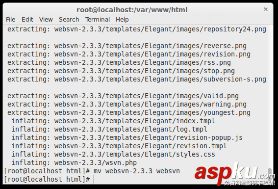 CentOS,Websvn