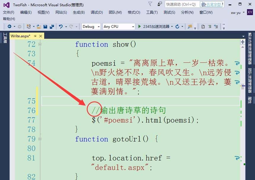 VisualStudio,代码,注释