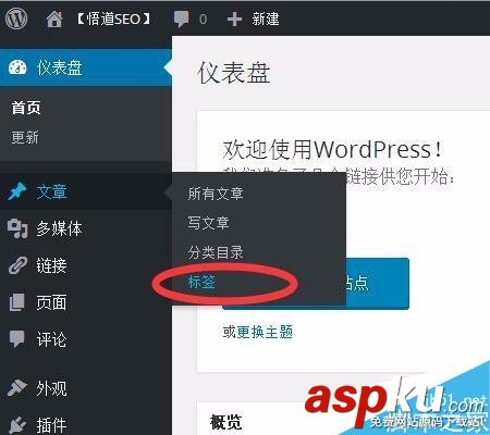 wordpress标签