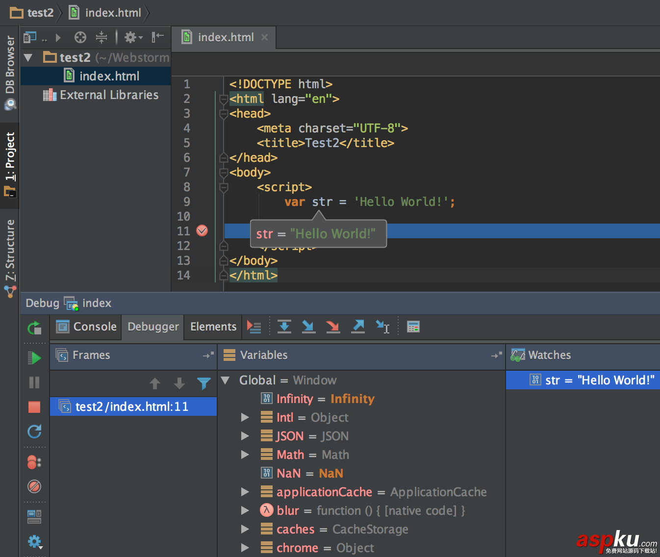 chrome,debug,Webstorm