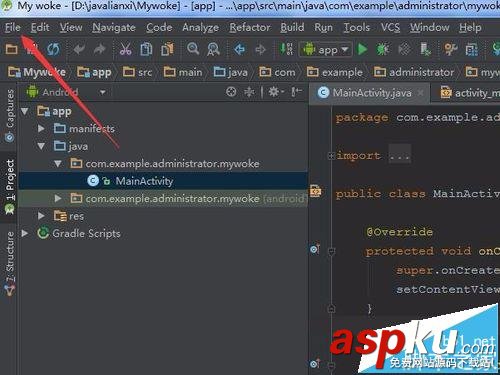 Androidstudio,activity