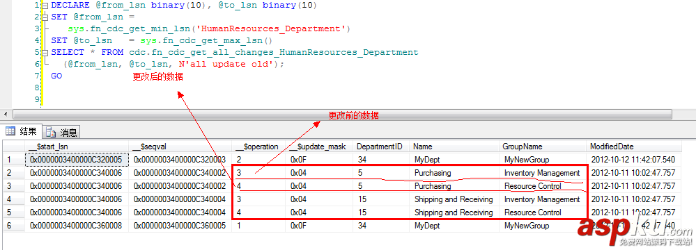 SQLServer2008,CDC,数据变更捕获