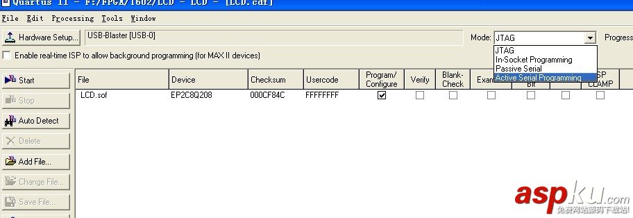 fpga,EPCS配置