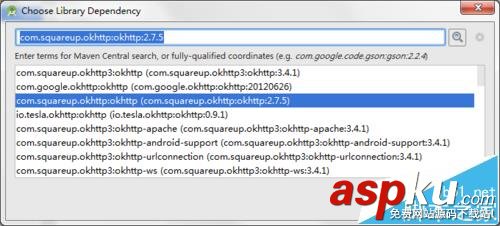 AndroidStudio,okHttp