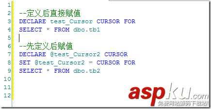 sql游标读取,sqlserver游标,生命周期