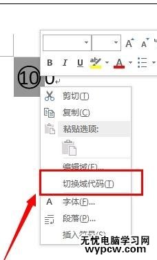 word2013中如何输入带圈100