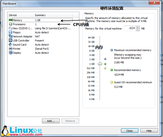 Linux系统CentOS在VMware下的安装图解