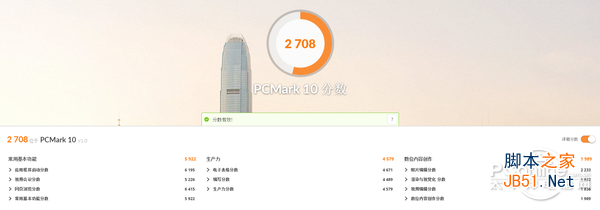 PCMark 10基准测试