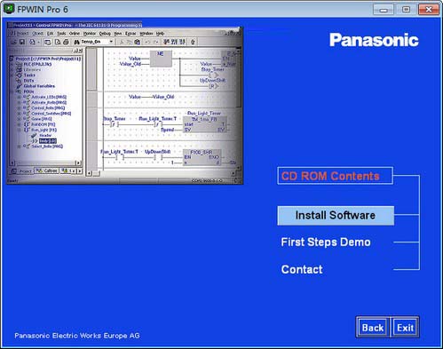 松下PLC编程软件FPWIN Pro6汉化版图文安装教程
