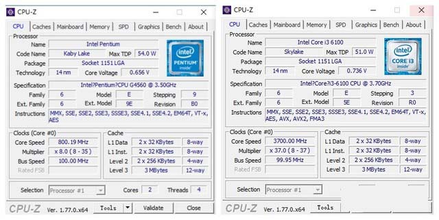 G4560和i3 6100哪个更值得入手？奔腾G4560与i3-6100实例对比评测图解