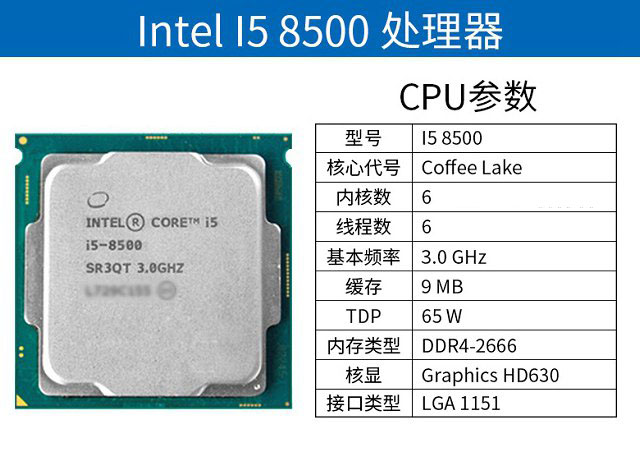 i5 8400和i5 8500哪个好？i5-8400与8500天梯图性能排名