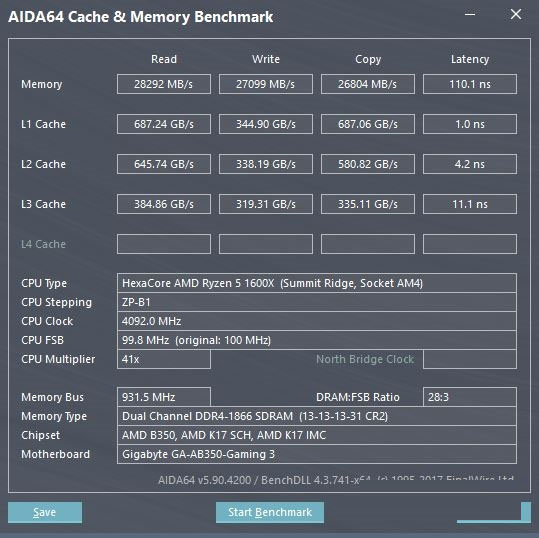 AMD Ryzen5电脑插四根内存实测 超频给力