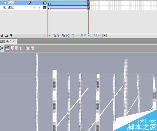flash制作雷雨场景