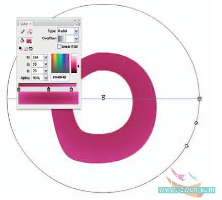 Flash cs3教程：仿真艺术设计1.13――渐变填充实现写实效果的技巧_中国教程网