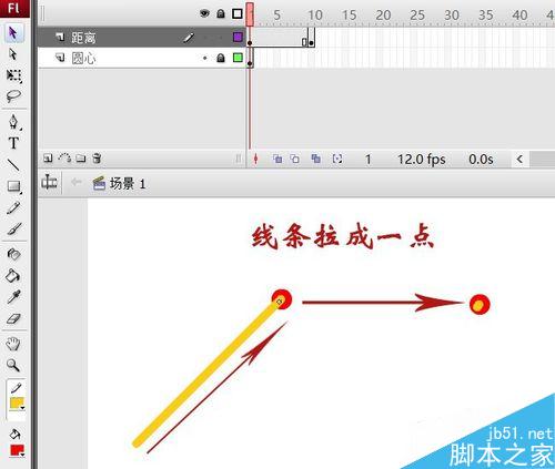 flash旋转实例――圆规画圆