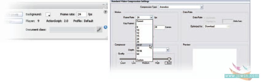 Flash CS3教程:将工程转换到视频格式_VeVB.COm