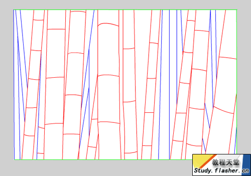 Flash8模糊滤镜绘制逼真青翠竹林__武林网VeVB.COm网络整理