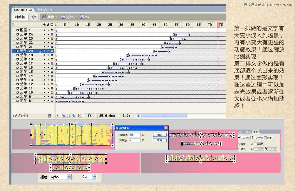 FLASH基础教程：简单快速的创作FLASH动画,PS教程,思缘教程网