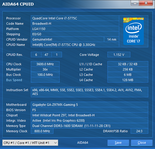 AIDA64 5.30正式发布：支持Windows 10、Skylake