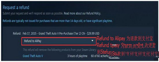 steam怎么退款 steam游戏退款教程3