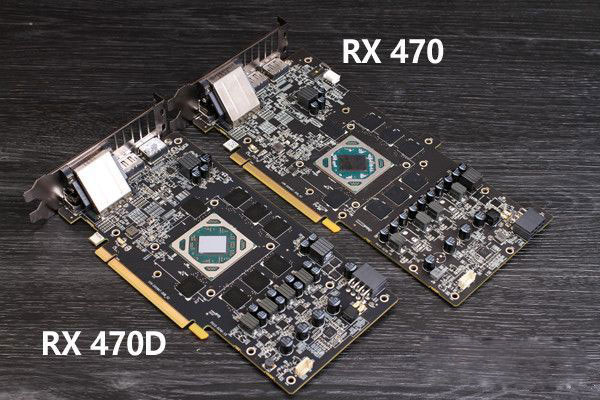 RX 470D与RX470拆解对比