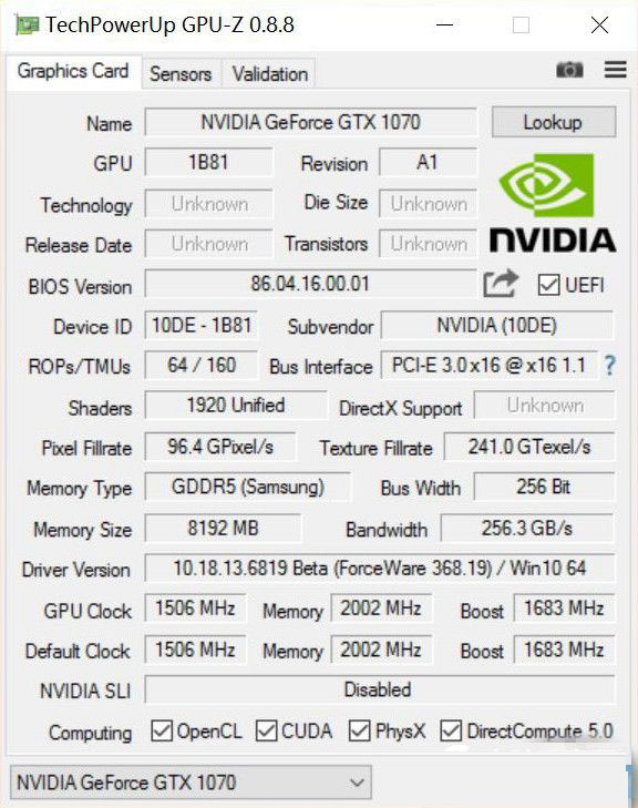 GTX1070怎么样 GTX1070首发评测