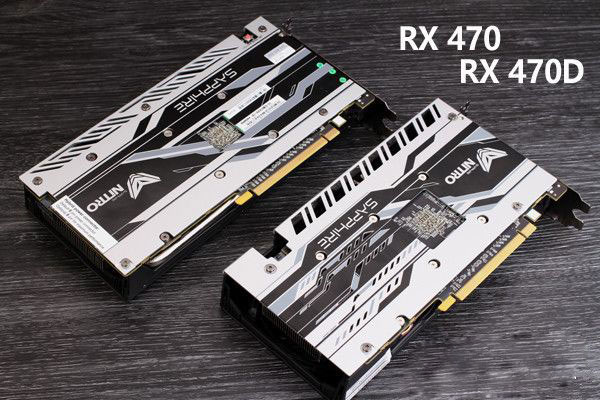 RX 470D与RX470拆解对比