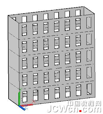 autocad 2011曲面命令创建楼房 武林网 autocad教程