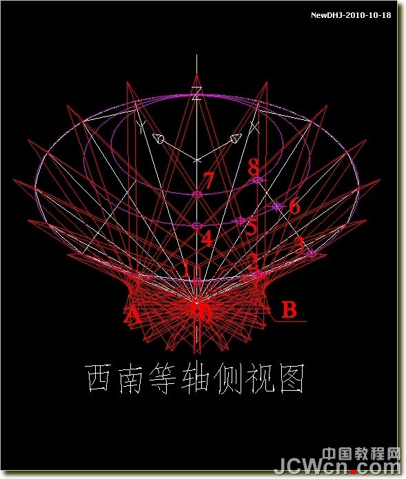 AutoCAD绘制璀璨的钻石戒指 武林网 AutoCAD教程