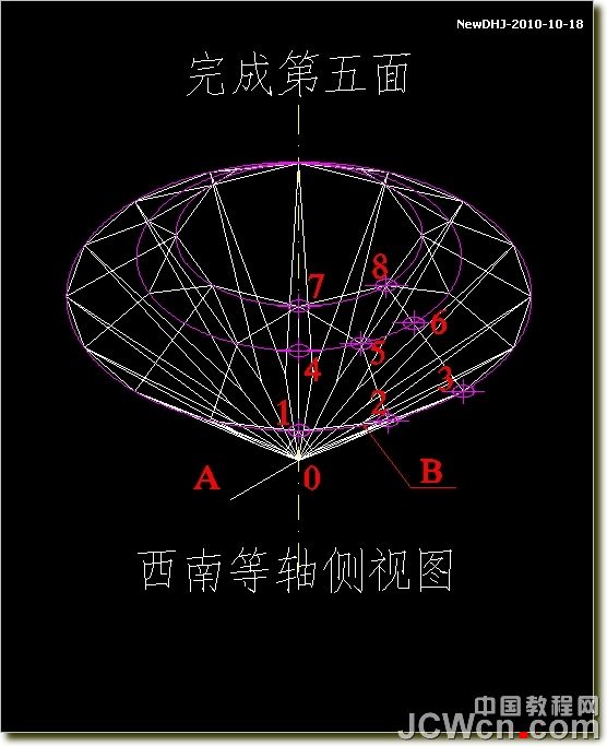 AutoCAD绘制璀璨的钻石戒指 武林网 AutoCAD教程