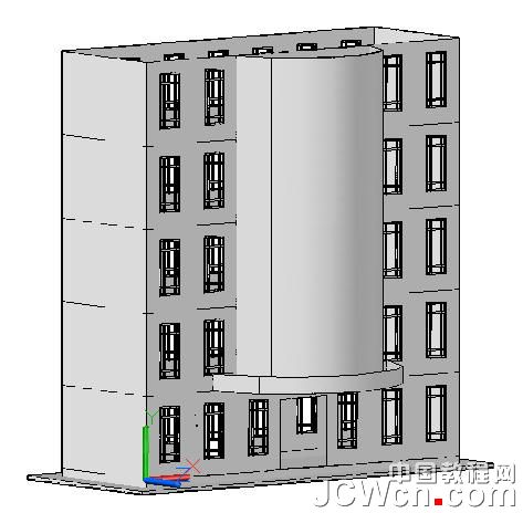 autocad 2011曲面命令创建楼房 武林网 autocad教程