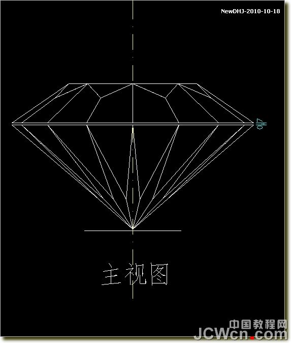 AutoCAD绘制璀璨的钻石戒指 武林网 AutoCAD教程