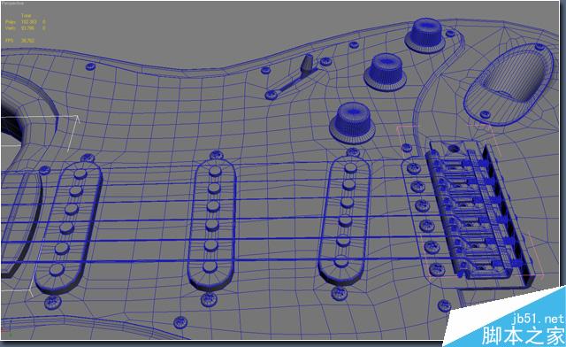 3DSMAX打造超逼真吉他 武林网 3DSMAX教程