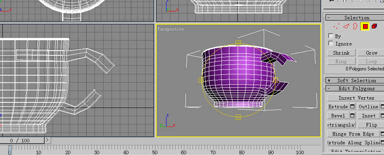 3DS Max教程：茶杯（旋转＋多边形建模） 武林网 3DSMAX建模教程